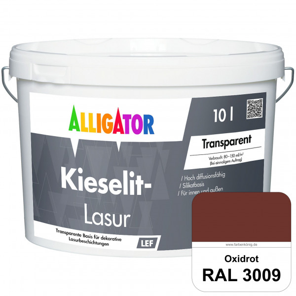 Kieselit-Lasur (RAL 3009 Oxidrot)