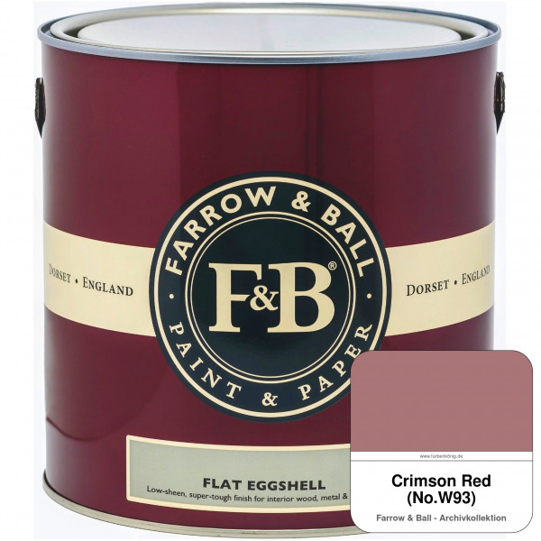 Flat Eggshell (Crimson Red No. W93)