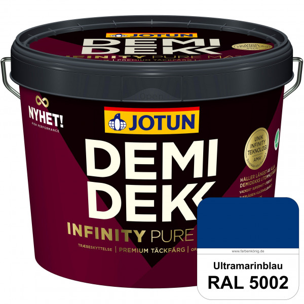 DEMIDEKK Infinity Pure Mat (ehemals Demidekk Ultimate Helmatt) - Deckende, matte Holzfarbe (RAL 5002