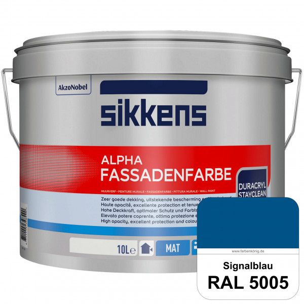 Alpha Fassadenfarbe (RAL 5005 Signalblau)