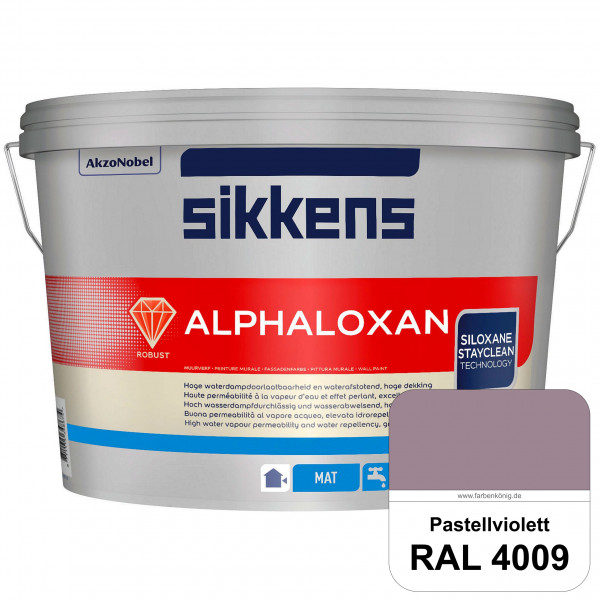 Alphaloxan (RAL 4009 Pastellviolett) Professionelle Siliconharz-Fassadenfarbe (außen)