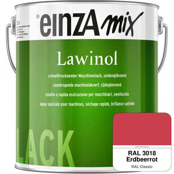 einzA Lawinol seidenglänzend (RAL 3018 Erdbeerrot)