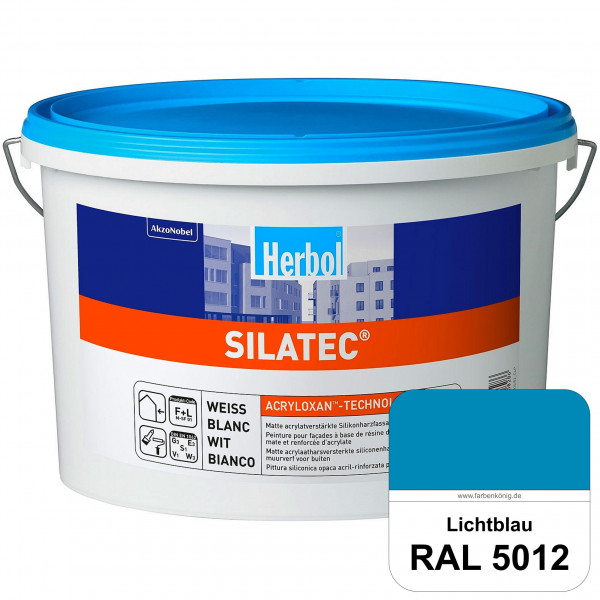 Silatec (RAL 5012 Lichtblau) Acrylatverstärkte, füllende Siliconharz-Fassadenfarbe