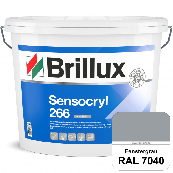 Sensocryl ELF 266 (RAL 7040 Fenstergrau) stumpfmatte hochwertige Reinacrylat-Innendispersion für Art