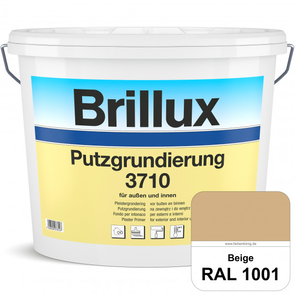 Putzgrundierung 3710 (RAL 1001 Beige) Wetterbeständige & quarzhaltige Grundierfarbe auf Dispersionsb