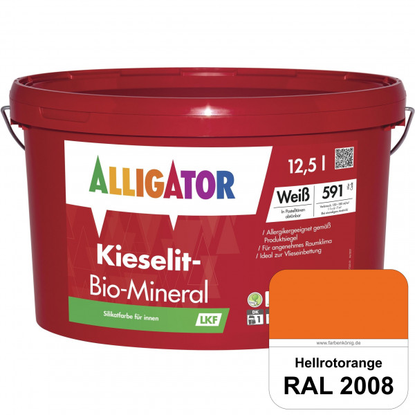 Kieselit-Bio-Mineral LKF (RAL 2008 Hellrotorange)