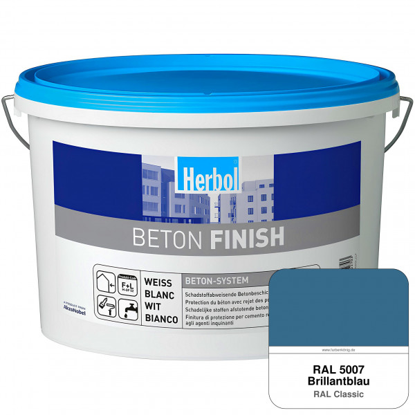 Beton Finish (RAL 5007 Brillantblau)