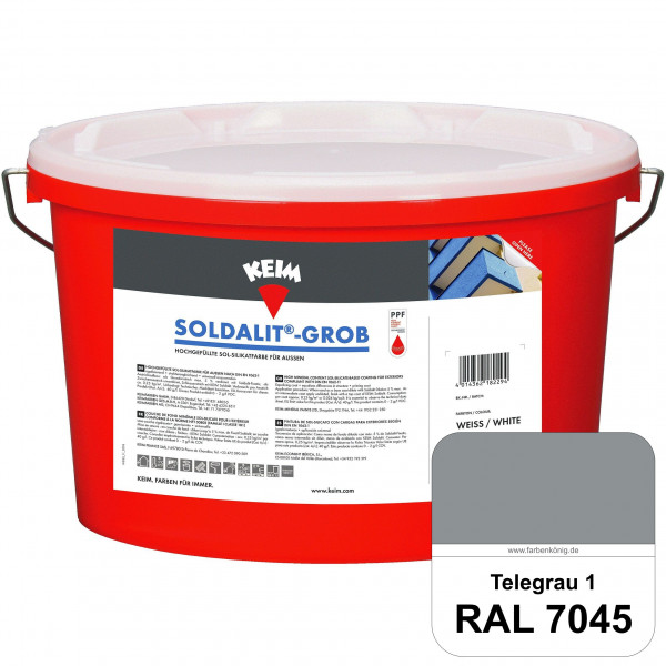 KEIM Soldalit®-Grob (RAL 7045 Telegrau 1)