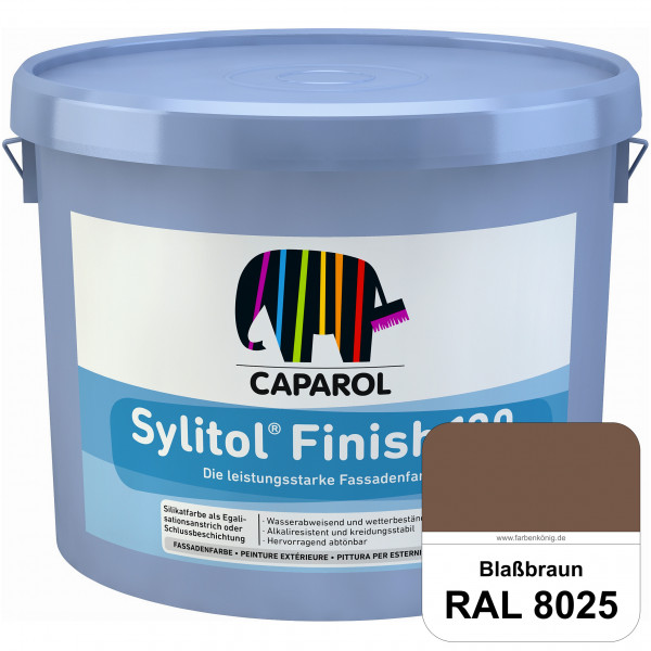 Sylitol® Finish 130 (RAL 8025 Blassbraun) wetterbeständige Fassadenbeschichtungen auf Silikatbasis