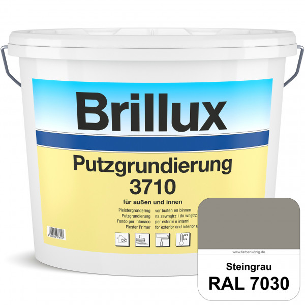 Putzgrundierung 3710 (RAL 7030 Steingrau) Wetterbeständige & quarzhaltige Grundierfarbe auf Dispersi