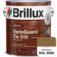 Lignodur VarioGuard Tix 510 (Gel-Lasur 510) RAL 8000 Grünbraun