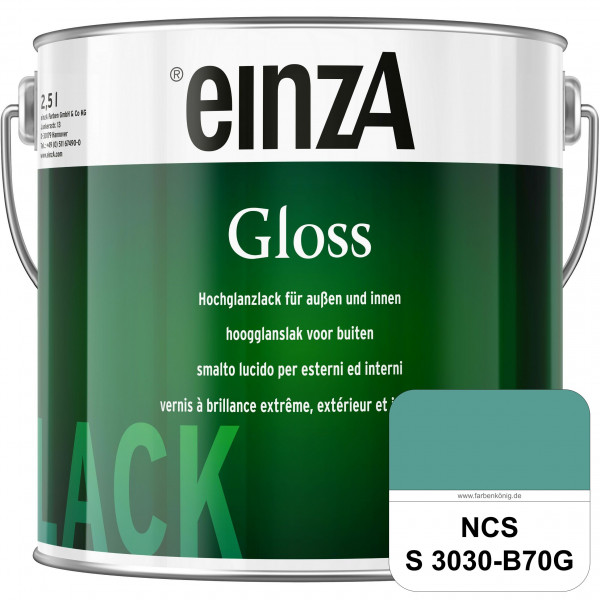 einzA Gloss (NCS S 3030-B70G) Hochwertiger Alkydharzlack in Premium-Qualität, hochglänzend.
