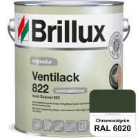 Impredur Ventilack 822 (RAL 6020 Chromoxidgrün) Seidenglanzlack (lösemittelhaltig) Fenster & Türen i