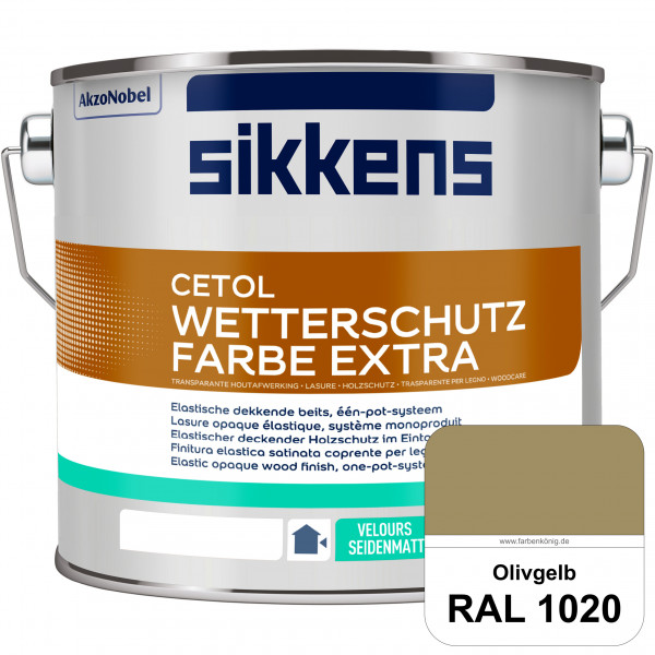 Cetol Wetterschutzfarbe Extra (RAL 1020 Olivgelb)