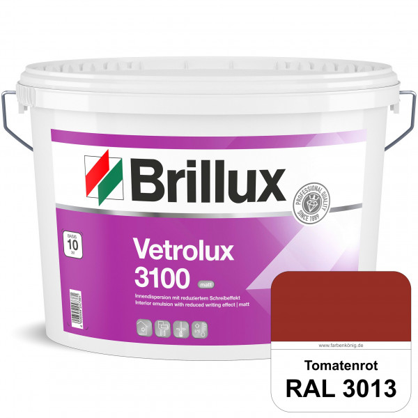 Vetrolux ELF 3100 (RAL 3013 Tomatenrot) matte & gut zu reinigende Spezial-Innenfarbe