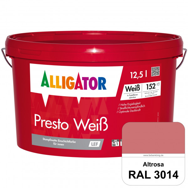 Presto Weiß LEF (RAL 3014 Altrosa)