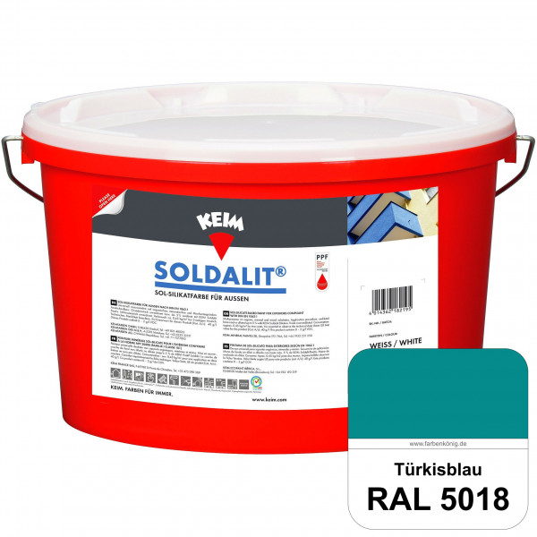 KEIM Soldalit® (RAL 5018 Türkisblau)