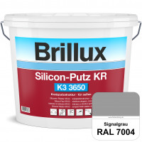 Silicon-Putz KR K3 3650 (RAL 7004 Signalgrau) Kratzputz auf Siliconharzbasis für dekorative & wetter