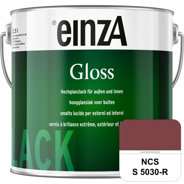 einzA Gloss (NCS S 5030-R) Hochwertiger Alkydharzlack in Premium-Qualität, hochglänzend.