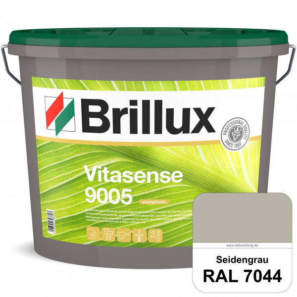 Vitasense 9005 (RAL 7044 Seidengrau) hoch deckende konservierungsmittelfreie und matte Innendispersi