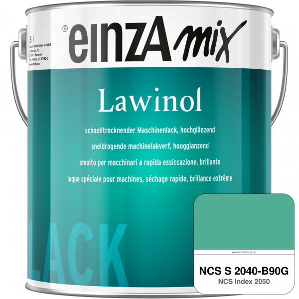 einzA Lawinol hochglänzend (NCS S 2040-B90G)