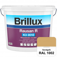Rausan R K3 3510 (RAL 1002 Sandgelb) Organisch gebundener Rillenputz für wetterbeständige Oberfläche