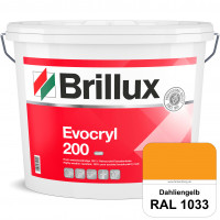 Evocryl 200 (RAL 1033 Dahliengelb) Verschmutzungsunempfindliche 100% Reinacrylat Fassadenfarbe