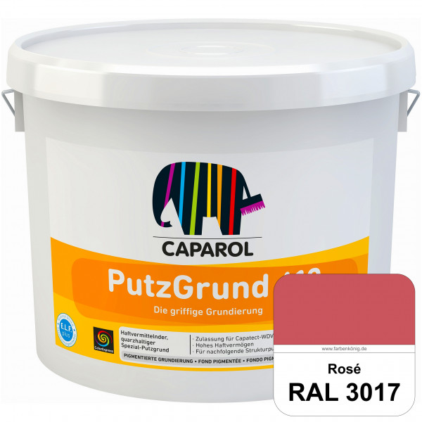 Putzgrund 610 (RAL 3017 Rosa) Wasserverdünnbare & haftvermittelnde gefüllte SpezialGrundierfarbe (au
