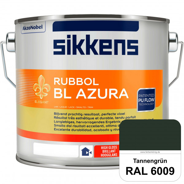 Rubbol BL Azura (RAL 6009 Tannengrün) PU-Hochglanzlack (wasserbasiert) innen & außen