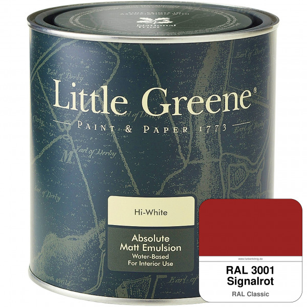 Absolute Matt Emulsion - Sample Pot 250 ml (RAL 3001 Signalrot)