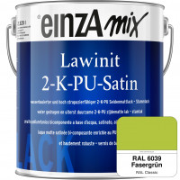 einzA Lawinit 2-K-PU Satin Stammlack (RAL 6039 Fasergrün)