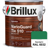 Lignodur VarioGuard Tix 510 (Gel-Lasur 510) RAL 6032 Signalgrün