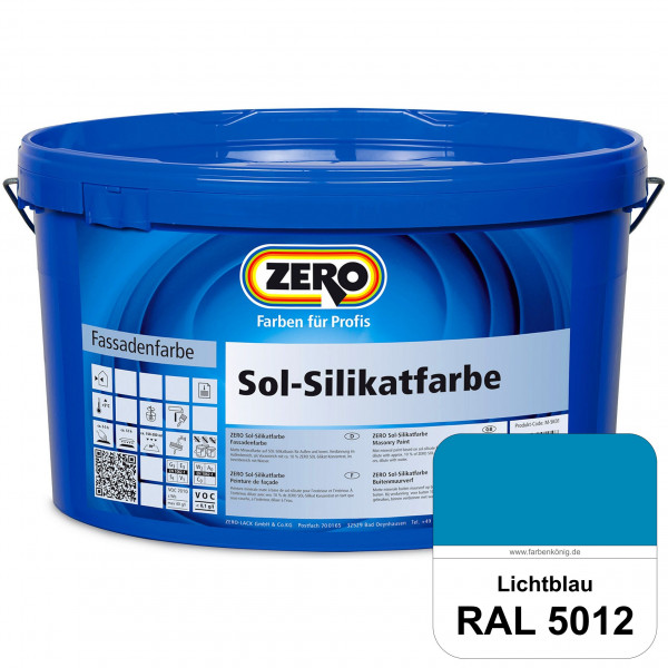 Sol-Silikatfarbe (RAL 5012 Lichtblau)