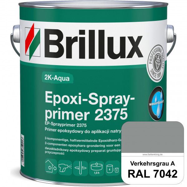 2K-Aqua Epoxi-Sprayprimer 2375 (RAL 7042 Verkehrsgrau A) haftvermittelnde 2K-Grundierung auf nicht s