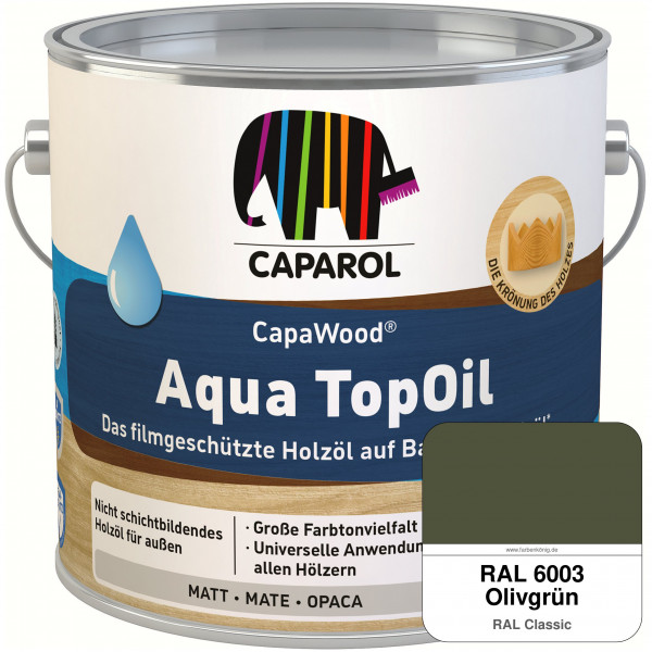 CapaWood® AquaTopOil (RAL 6003 Olivgrün)