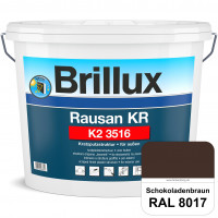 Rausan KR K2 3516 (RAL 8017 Schokoladenbraun) Organisch gebundener Kratzputz für wetterbeständige Ob