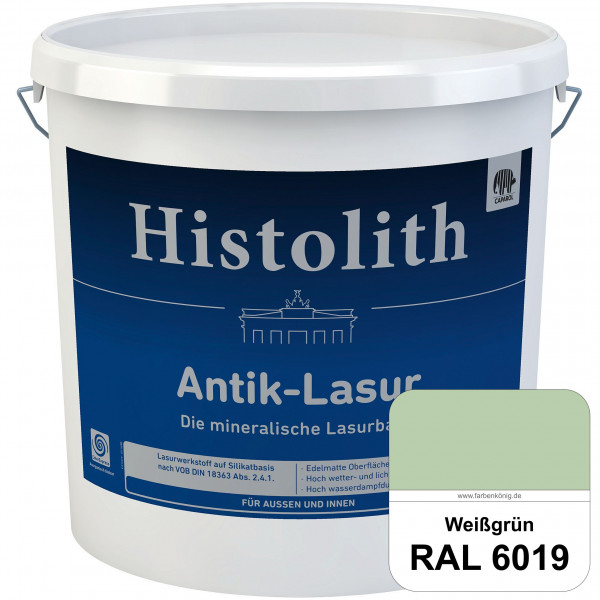 Histolith® Antik-Lasur (RAL 6019 Weißgrün) Lasurkonzentrat nach dem Vorbild historischer Beschichtun