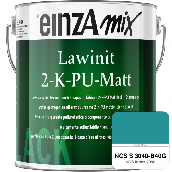 einzA Lawinit 2-K-PU Matt Stammlack (NCS S 3040-B40G)
