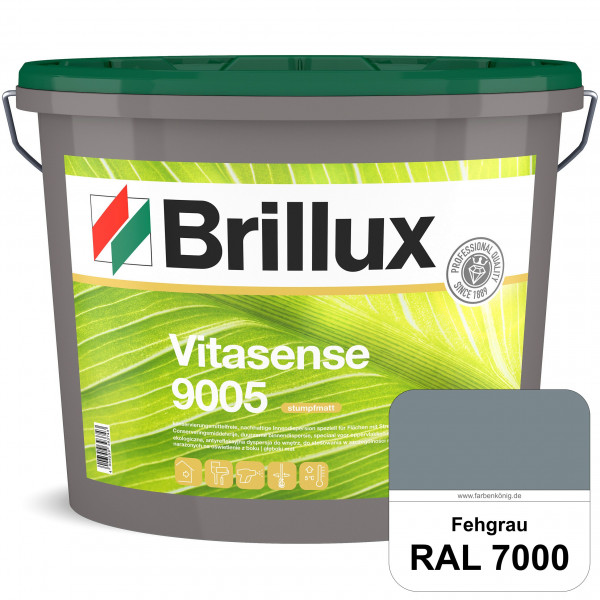 Vitasense 9005 (RAL 7000 Fehgrau) hoch deckende konservierungsmittelfreie und matte Innendispersion