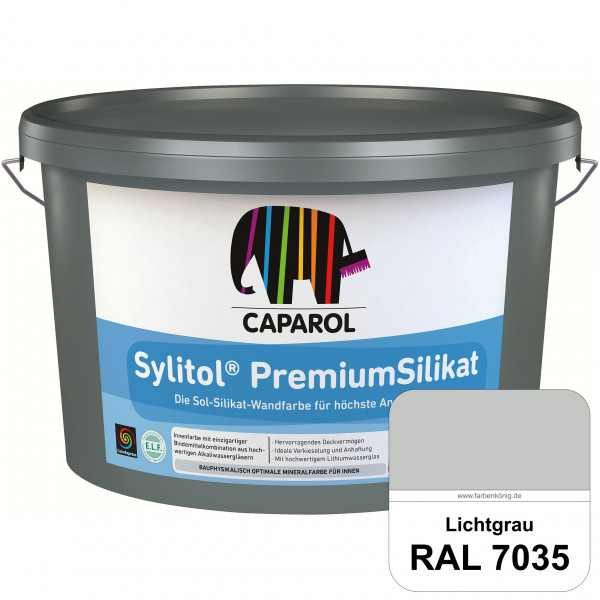 Caparol Sylitol PremiumSilikat (RAL 7035 Lichtgrau) - ehemals Histolith PremiumSilikat