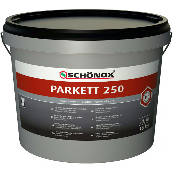 SCHÖNOX® PARKETT 250 - schub-elastischer & wasserfreier Spezialklebstoff für Parkett