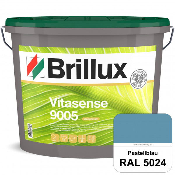 Vitasense 9005 (RAL 5024 Pastellblau) hoch deckende konservierungsmittelfreie und matte Innendispers