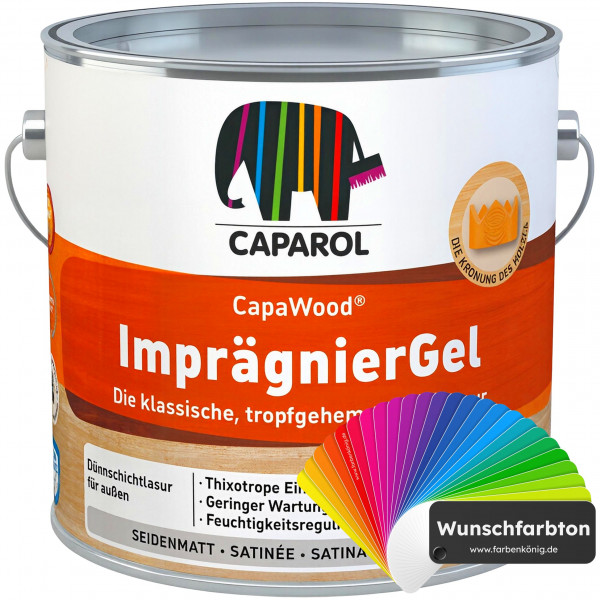 CapaWood® ImprägnierGel (Wunschfarbton) - ersetzt Capadur LasurGel