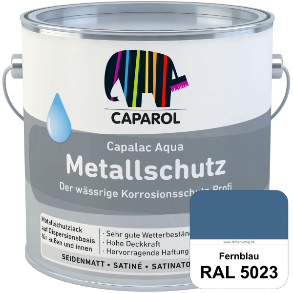 Capalac Aqua Metallschutz (RAL 5023 Fernblau) wasserbasierter Korrosionsschutz für Stahl & verzinkte