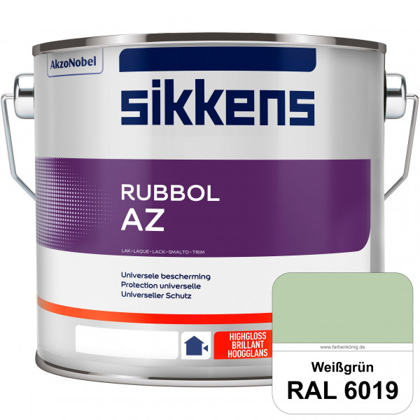 Rubbol AZ (RAL 6019 Weißgrün) Hochwertiger, universeller Hochglanzlack (lösemittelhaltig) außen