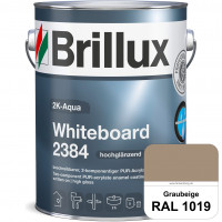 2K-Aqua Whiteboard 2384 (RAL 1019 Graubeige) Zur Erstellung von Whiteboardflächen für die Beschriftu