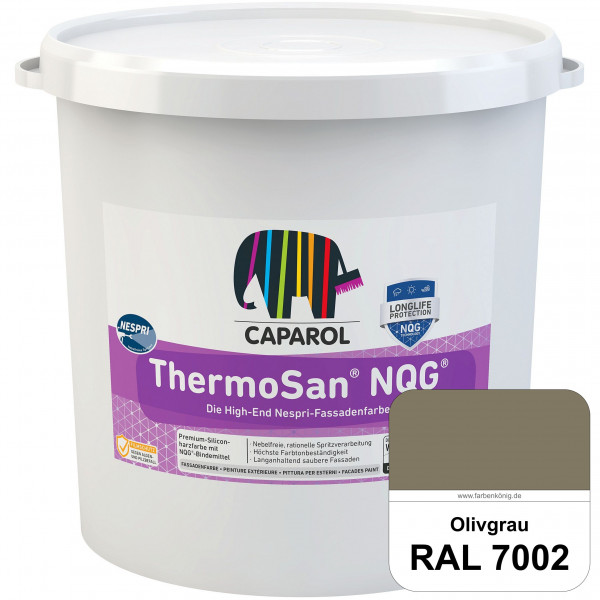 ThermoSan® NQG® Nespri (RAL 7002 Olivgrau) Siliconharz-Bindemittelkombination mit integrierter Nano-