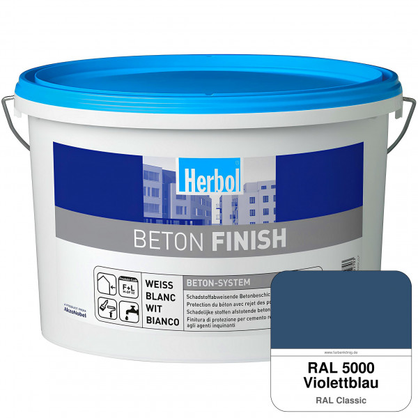 Beton Finish (RAL 5000 Violettblau)
