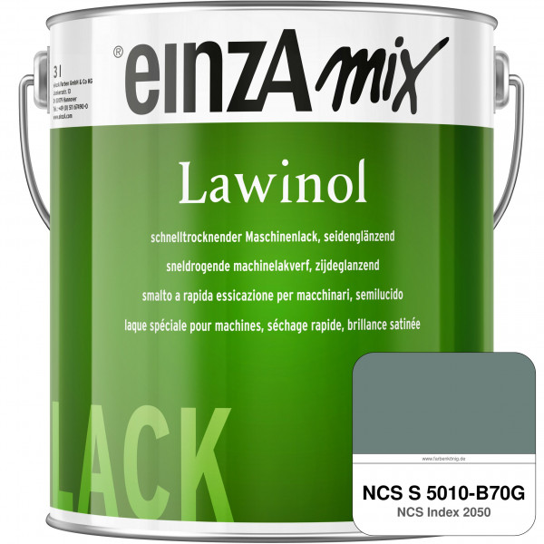 einzA Lawinol seidenglänzend (NCS S 5010-B70G)