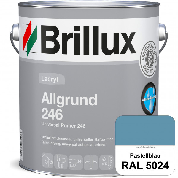 Lacryl Allgrund 246 (RAL 5024 Pastellblau) Grundierung für Acryl- und Alkydharzlacken auf Holz, Zink